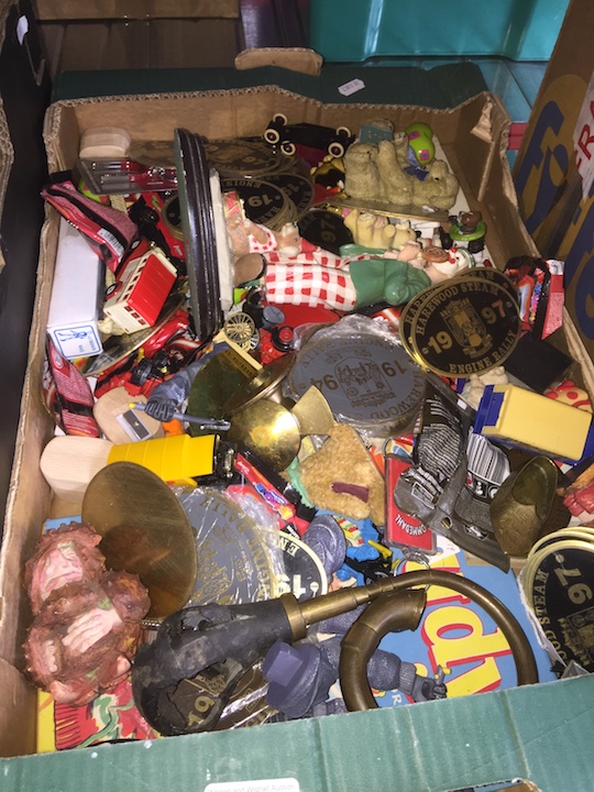 A box of collectables