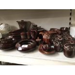 Kernewek pottery diner service - approx 30 pieces.