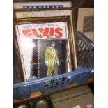 A box of Elvis pictures