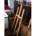 Two easels.