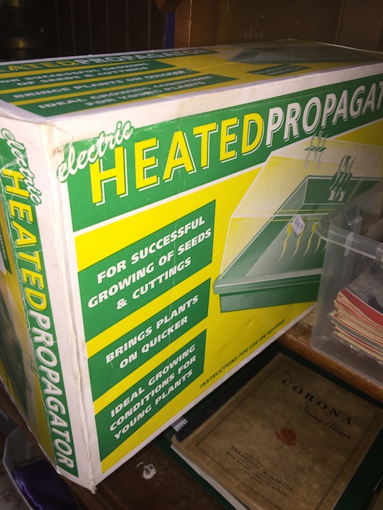 An electric heated propagator.