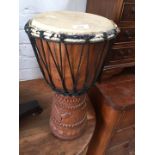 An African djembe type drum.