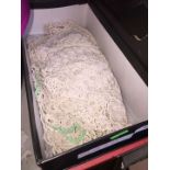 A box of crochetware