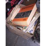 Box of stamps /albums