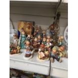 Approx. 20 Hummel figures inc a lamp