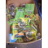 Box of Skylanders model figures