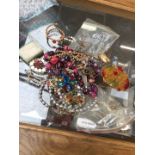 Bag of costume jewellery