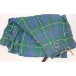 A Scottish kilt.