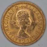 Elizabeth II 1963 sovereign ONLY 12% BUYER'S PREMIUM (INCLUSIVE OF VAT) NORMAL ONLINE FEES MAY APPLY