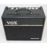 A Vox VT20+ Valvetronix amplifier.