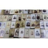 A collection of approx. 460 carte de viste and approx. 170 cabinet cards, mainly UK studios