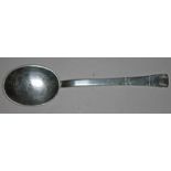 A Scottish Arts & Crafts silver spoon, maker's initials 'C.C', Charles Creswick(?), Edinburgh