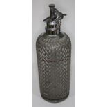 A vintage Sparklets soda syphon, height 34cm.