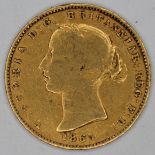 Victoria 1865 Sydney Mint half sovereign ONLY 12% BUYER'S PREMIUM (INCLUSIVE OF VAT) NORMAL ONLINE