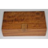 A Dunhill Art Deco style cigarette box, length 18.5cm.