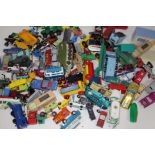 A large quantity of die-cast model vehicles including Dinky, Corgi, Lesney etc.