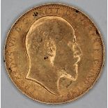 Edward VII 1910 sovereign ONLY 12% BUYER'S PREMIUM (INCLUSIVE OF VAT) NORMAL ONLINE FEES MAY APPLY