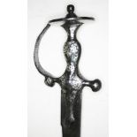 An 18th/19th century Indian tulwar sword, length 88cm.