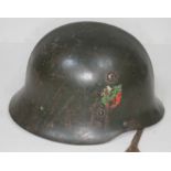 A WWII Bulgarian helmet.