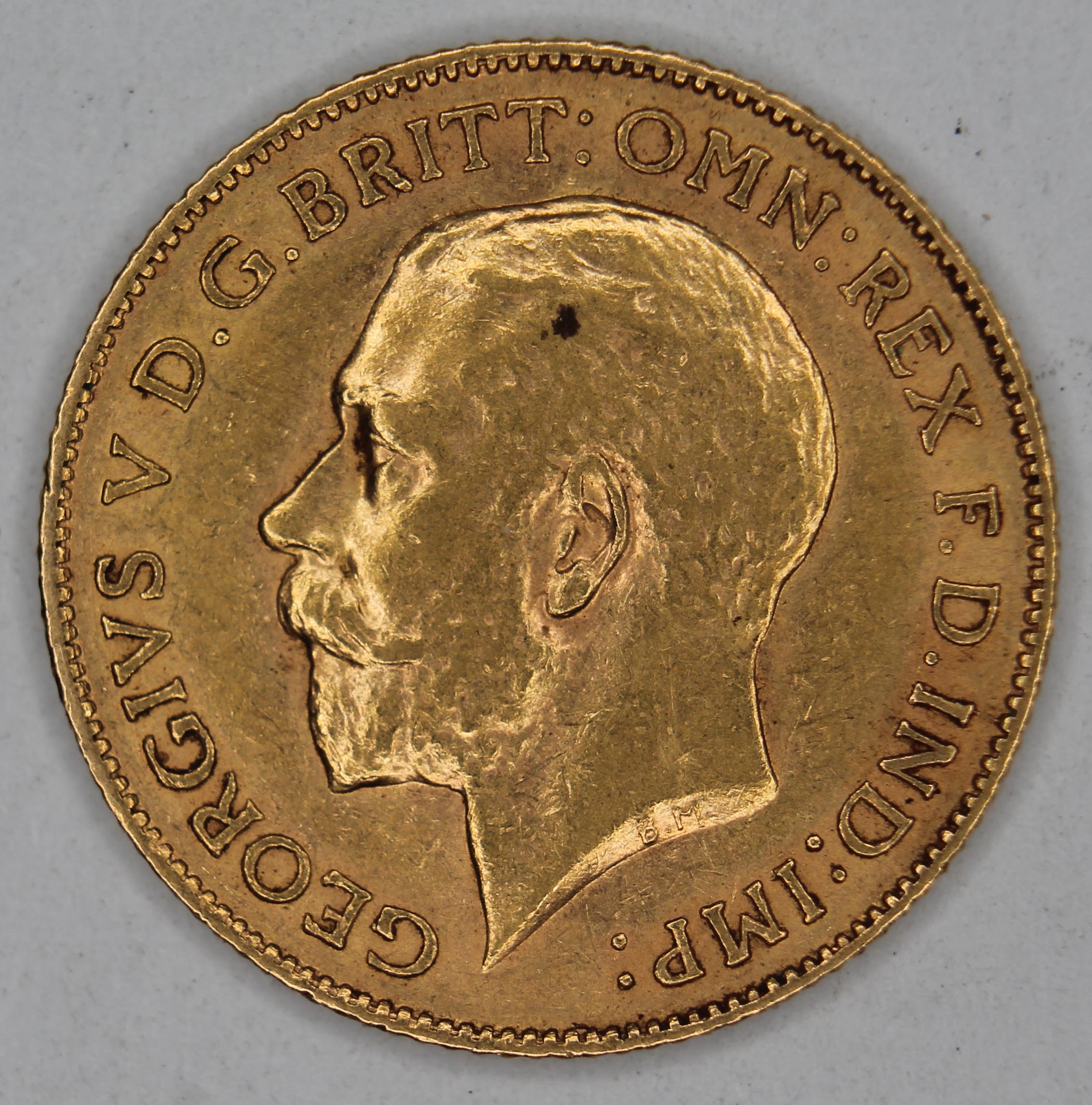 George V 1911 half sovereign ONLY 12% BUYER'S PREMIUM (INCLUSIVE OF VAT) NORMAL ONLINE FEES MAY