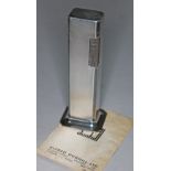 A Dunhill Art Deco style Tallboy table lighter, height 11cm.