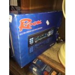 A boxed Rock MP 9030 car music player radio