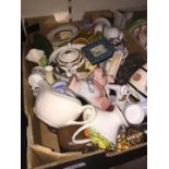 Various mixed ceramics including Wedgwood