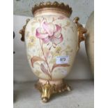 Royal Chelsea vase - repaired foot