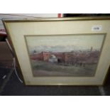 Gabriel-Rousseau, North African scene, watercolour, signed lower right, framed and glazed.
