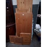 Modern pine double wardrobe - needs assembly