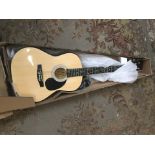 A Martin Smith acoustic guitar