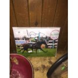 A collection of signed horse racing photos signed A P McCoy