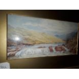 G Shakerley, Pair of Victorian landscape watercolours, signed and dated 1882, framed and glazed.
