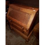 An oak bureau