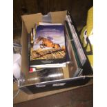 A box of horse racing including Grand National racecards