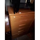 An Austinsuite teak chest of drawers