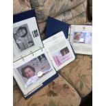 Three albums of Coin First Day covers and others all relating to Royal Family