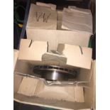 2 boxed sets of front break discs for Volksvagen Polo