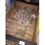 A box of glasses.