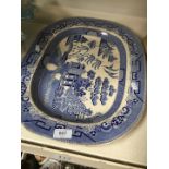 Blue and White platter