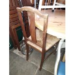 Waring & Gillow rush seated chair