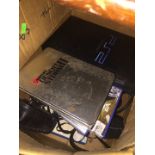 A PS2 console, cables, games, etc.