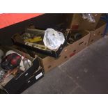 7 boxes of misc tools, garageware, builders tools, vintage tools, oilers, spanners, etc.