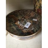 A Doulton set of 12 plates - Tigers of the World