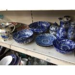 Selection of Japanese porcelain and other pottery inc. masons jug