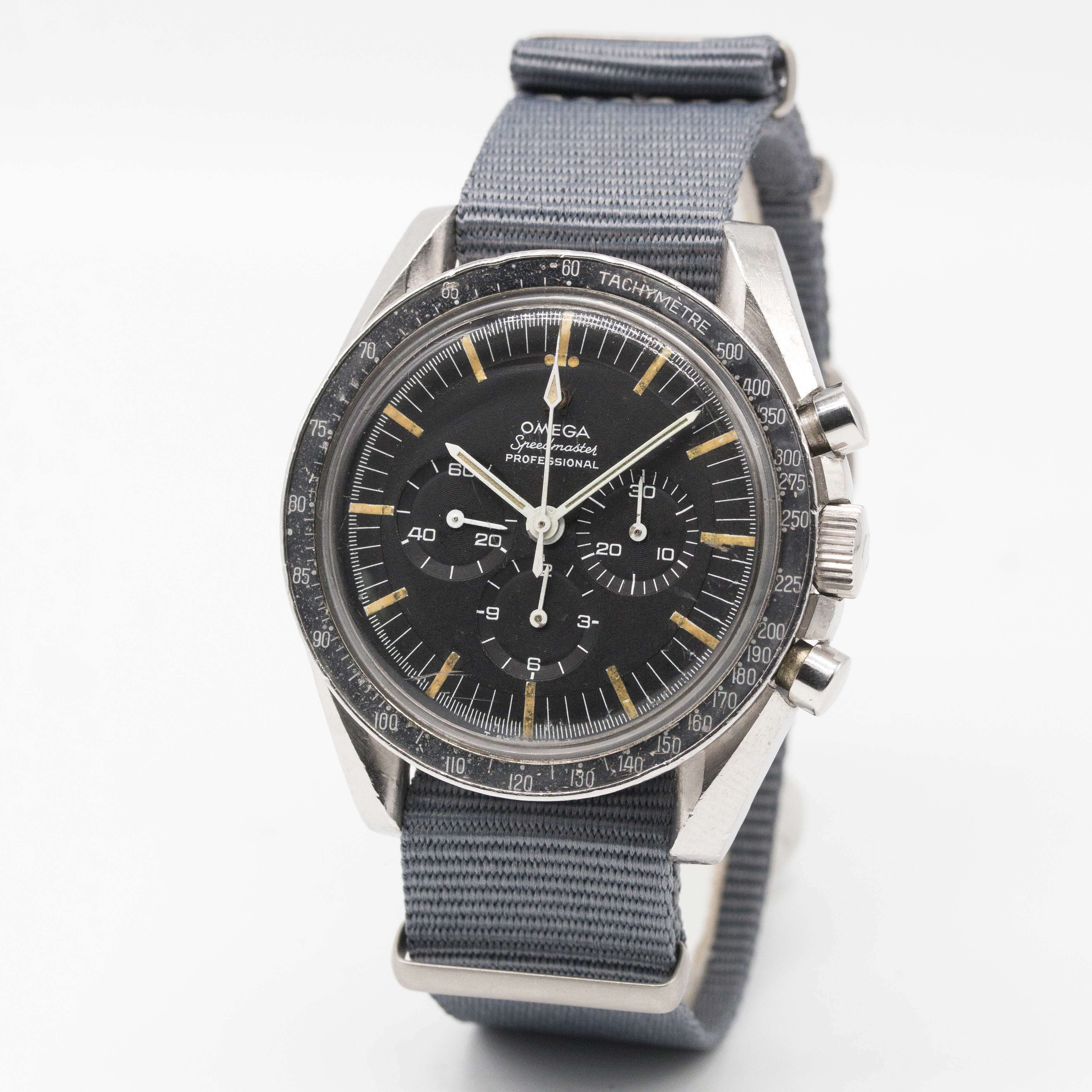 A RARE GENTLEMAN'S STAINLESS STEEL OMEGA SPEEDMASTER PROFESSIONAL "PRE MOON" CHRONOGRAPH WRIST WATCH - Image 5 of 11