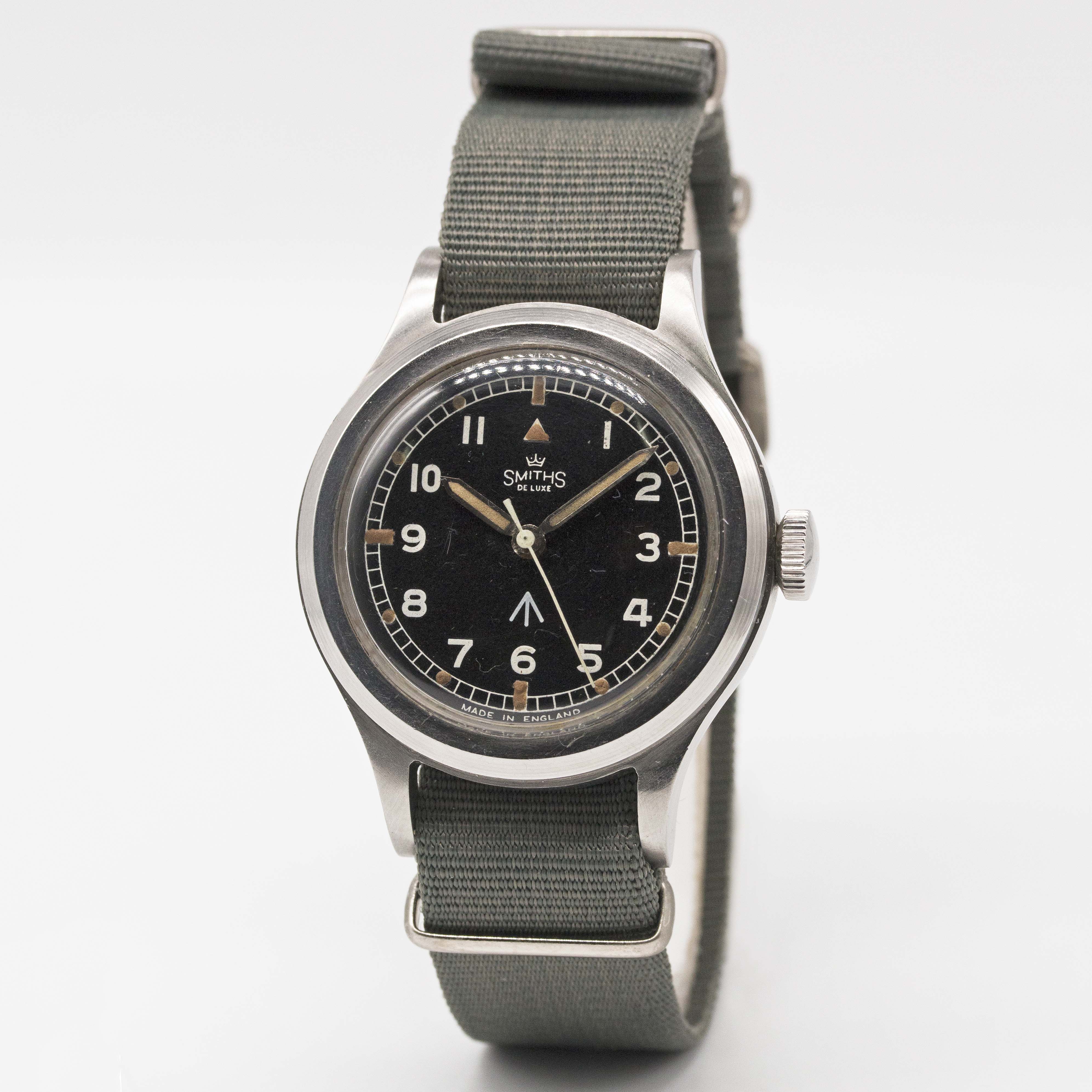 A VERY RARE GENTLEMAN'S STAINLESS STEEL AUSTRALIAN MILITARY SMITHS DE LUXE WRIST WATCH DATED 1961, - Image 5 of 11