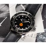 A RARE GENTLEMAN'S STAINLESS STEEL BLANCPAIN FIFTY FATHOMS NO RADIATIONS WRIST WATCH DATED 2012,