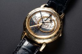 A FINE & RARE GENTLEMAN'S 18K SOLID GOLD ULYSSE NARDIN ASTROLABIUM GALILEO GALILEI ASTRONOMIC