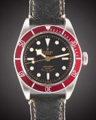 A GENTLEMAN'S STAINLESS STEEL ROLEX TUDOR BLACK BAY "RED" SELF WINDING WRIST WATCH DATED 2015,